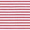 Narrow & Wide Stripes Cotton Jersey – White/red -Tailor Supplies Sales Store 15010 11