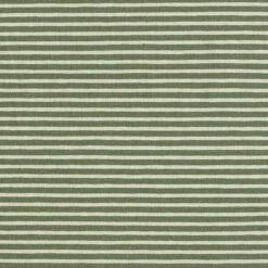 Narrow Stripes Cotton Jersey – Reed/pine