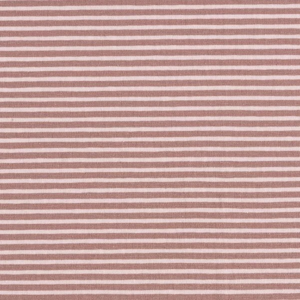 Narrow Stripes Cotton Jersey – Light Dusky Pink/dark Dusky Pink 3 Narrow Stripes Cotton Jersey – Light Dusky Pink/dark Dusky Pink