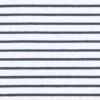 Narrow & Wide Stripes Cotton Jersey – White/navy Blue -Tailor Supplies Sales Store 15010 8