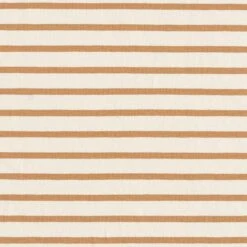 Narrow & Wide Stripes Cotton Jersey – Cream/cinnamon