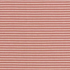 Narrow Stripes Cotton Jersey – Anemone/terracotta