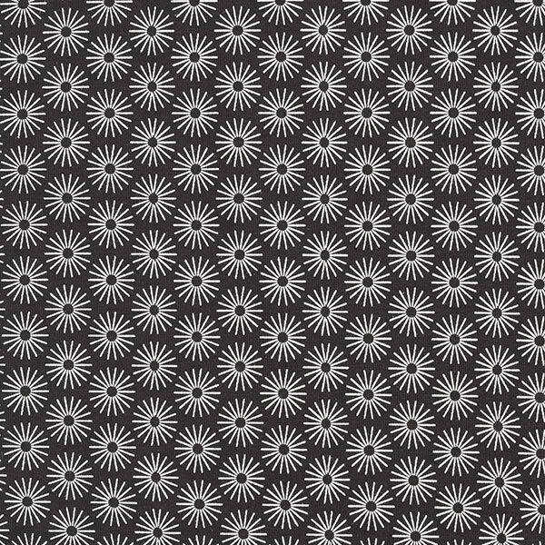 Cotton Jersey Shiny Flowers – Black 3 Cotton Jersey Shiny Flowers – Black