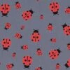 Cotton Jersey Ladybird – Blue Grey