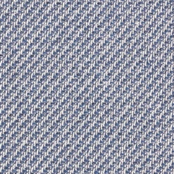 Cotton Tweed Bias Stripes – Denim Blue/white