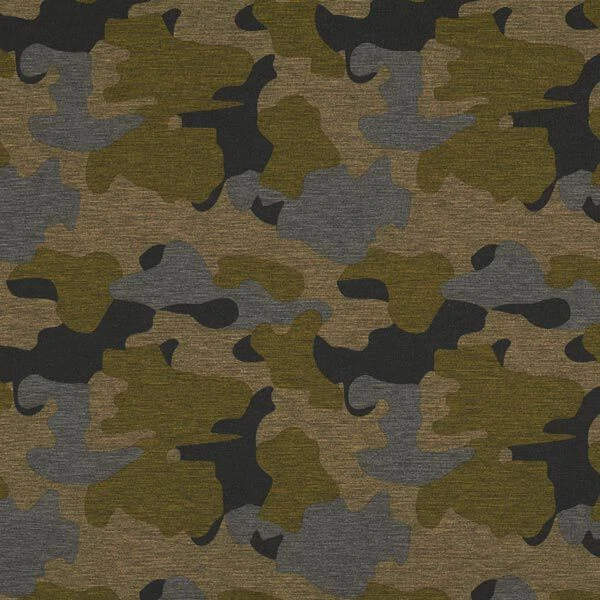 Large Camouflage Ponte Roma – Dark Grey/dark Olive 3 Large Camouflage Ponte Roma – Dark Grey/dark Olive