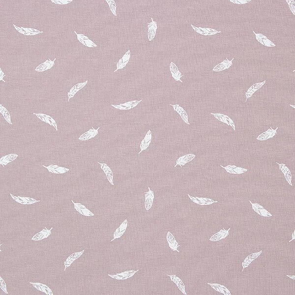 Cotton Jersey Feathers – Pastel Violet 3 Cotton Jersey Feathers – Pastel Violet