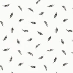 Cotton Jersey Feathers – Offwhite