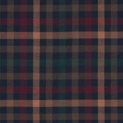 Stretch Tartan – Navy