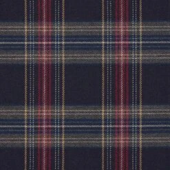 Stretch Tartan – Navy/red