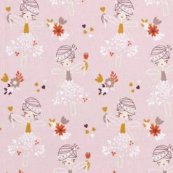 Cotton Jersey Flower Fairy – Rosé