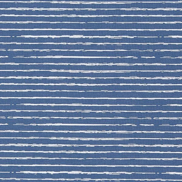 Cotton Jersey Scribble Stripes – Denim Blue 3 Cotton Jersey Scribble Stripes – Denim Blue