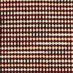 Coarse Canvas Fabric Box – Navy Blue/red