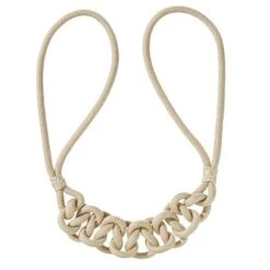 Decorative Knot Tiebacks [80cm] – Light Beige | Gerster