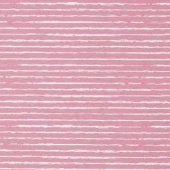 Cotton Jersey Scribble Stripes – Dusky Pink