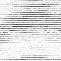 Cotton Jersey Scribble Stripes – Offwhite
