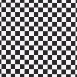 Cotton Jersey Chessboard [9 Mm] – Black/white