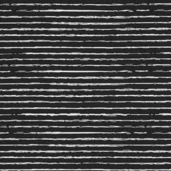 Cotton Jersey Scribble Stripes – Black