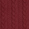 Cabled Cloque Jacquard Jersey – Burgundy -Tailor Supplies Sales Store 400