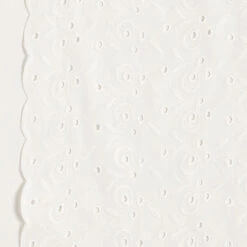 Vines Broderie Anglaise Cotton – White