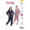 Plus Size Jumpsuit| Burda 5896 | 44-54 -Tailor Supplies Sales Store 5896