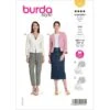 Jacket| Burda 5897 | 34-44 1 Jacket| Burda 5897 | 34-44 -Tailor Supplies Sales Store 5897