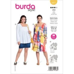 Dress / Tunic| Burda 5917 | 34-54