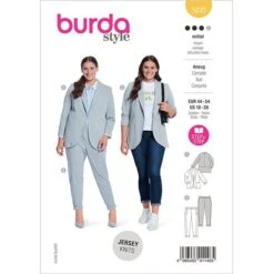 Plus Size Suit| Burda 5935 | 44-54