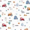 Cotton Jersey Farmyard – White -Tailor Supplies Sales Store 600