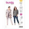 Plus Size Coat / Jacket | Burda 6034 | 44-54