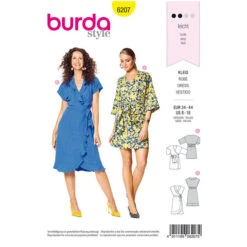 Wrap Dress, Burda 6207 | 34 - 44