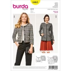 Jacket | Blazer, Burda 6465 | 34 - 46