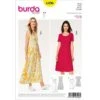 Dress, Burda 6496 1 Dress, Burda 6496 -Tailor Supplies Sales Store 6496