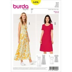 Dress, Burda 6496