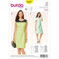 Dress, Burda 6627