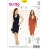 Dress With Wrap-Effect, Burda 6829 -Tailor Supplies Sales Store 6829