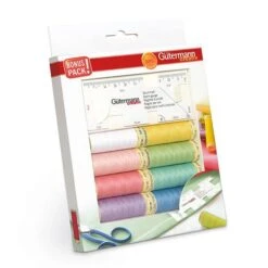 Sewing Thread Set With Seam Gauge | BONUS PACK! | Gütermann Creativ