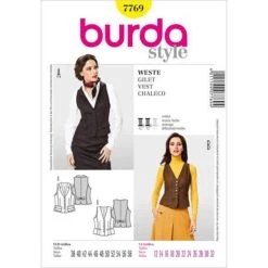 Vest, Burda 7769