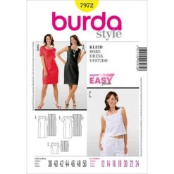 Dress, Burda 7972