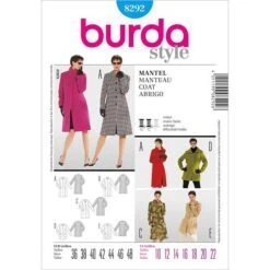 Coat, Burda 8292