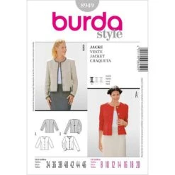 Short Jacket, Burda 8949