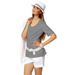 Cotton Jersey Chessboard [9 Mm] – Black/white -Tailor Supplies Sales Store BSZ026 8