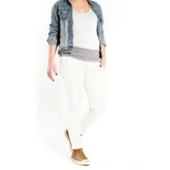 Stretch Cotton Satin – Offwhite -Tailor Supplies Sales Store BSZ043