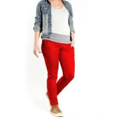 Stretch Cotton Satin – Chili -Tailor Supplies Sales Store BSZ043 5