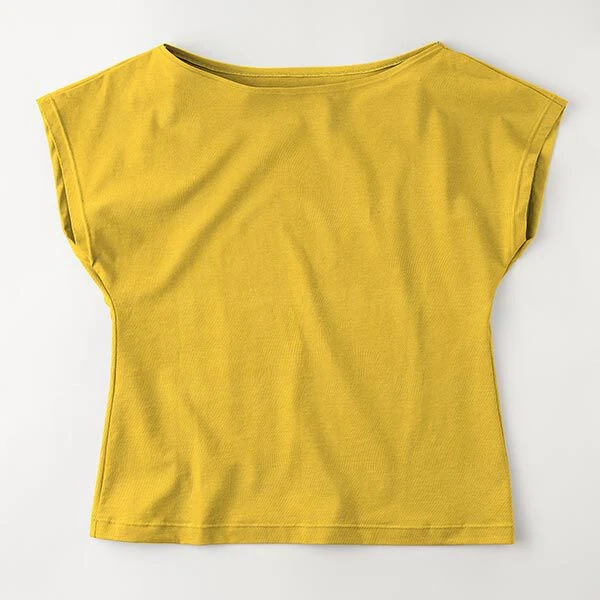 Bamboo Viscose Jersey Plain – Curry Yellow 9 Bamboo Viscose Jersey Plain – Curry Yellow - Image 7