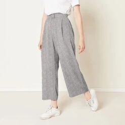 Cotton Linen Blend Mottled – Black -Tailor Supplies Sales Store BSZ069