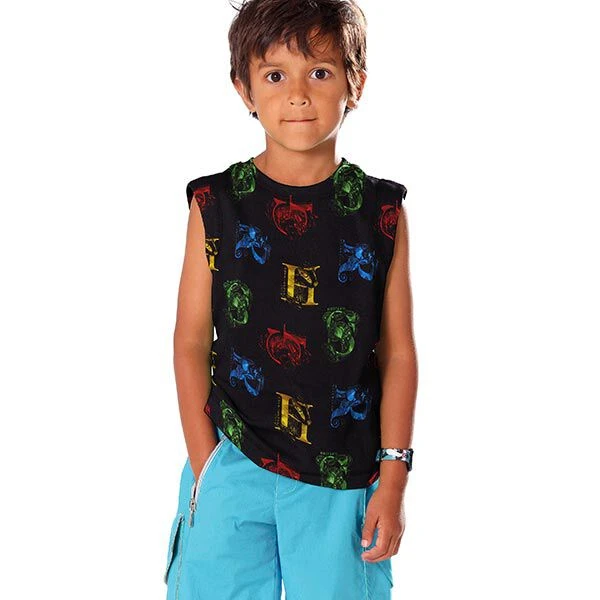 Cotton Jersey Licensed Fabric Harry Potter, Initials And Mascots | Warner Bros. – Black 8 Cotton Jersey Licensed Fabric Harry Potter, Initials And Mascots | Warner Bros. – Black - Image 6