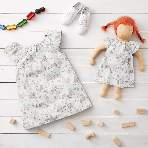 Poplin Bears On The Go Digital Print – Offwhite 7 Poplin Bears On The Go Digital Print – Offwhite - Image 5