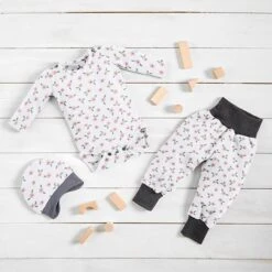 Cotton Jersey Sweet Forest Flowers – White -Tailor Supplies Sales Store BSZ428 120