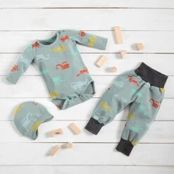 Cotton Jersey Construction Site Vehicles – Dove Blue 11 Cotton Jersey Construction Site Vehicles – Dove Blue -Tailor Supplies Sales Store BSZ428 122